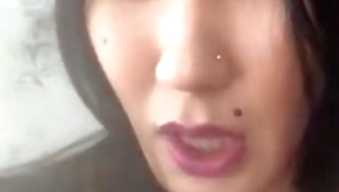 Busty tranny in sexy lingerie is dominating a dude