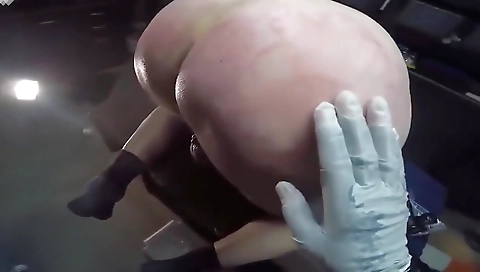 Busty shemale gets fucked and gangbang with her boyfriend