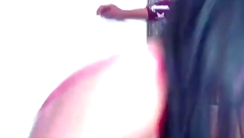 Busty shemale gives a cock and a blowjob with her beautiful face