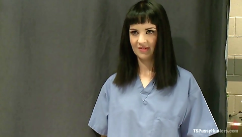 Nurse Fetish Fucking in the Doctors Office with TS Kendra Sinclaire