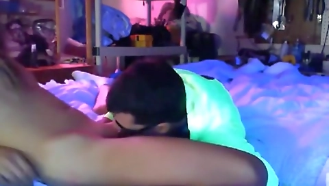 Dazzling Skinny Shemale Fucking Her Boyfriend's Asshole