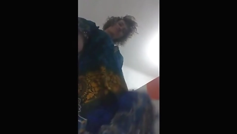 Sexy latina babe with big tits gives a blowjob to her lover