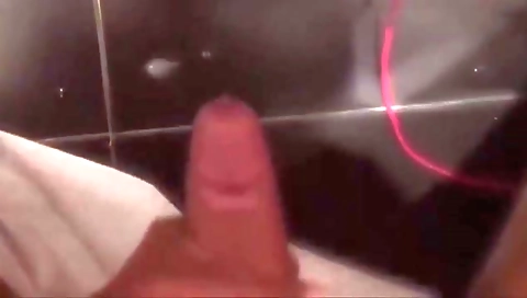 Hot shemale cum on her tits with some cum and bangs