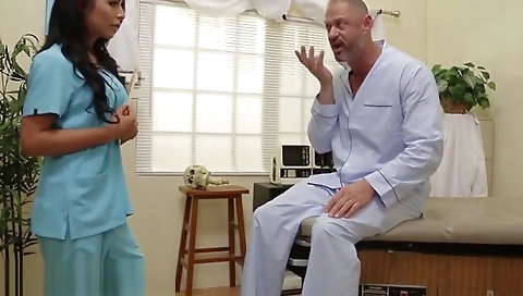 TransSensual Nurse Barebacks her Step daddy Paitent